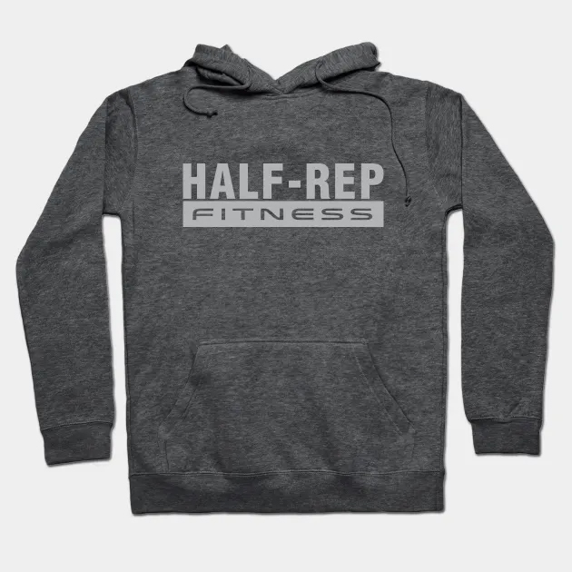 Half-Rep Fitness Grey Logo Hoodie charcoal