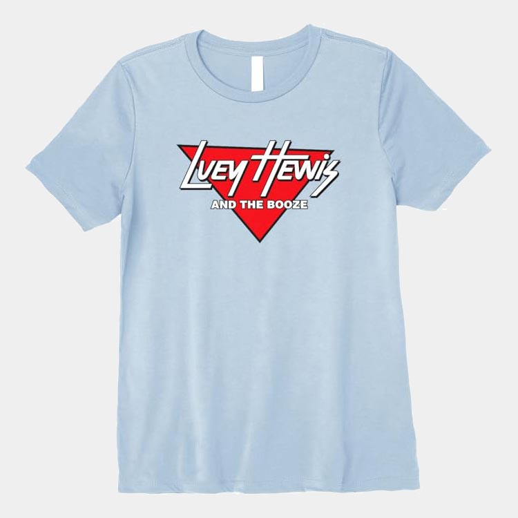 Luey Hewis baby blue t-shirt